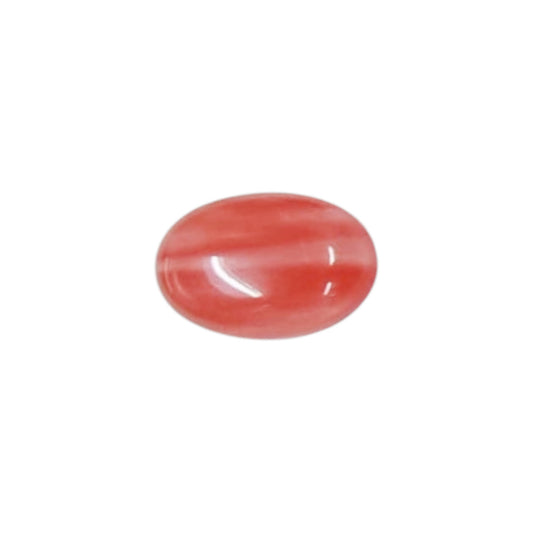 Cabuchón de piedra Ovalado - 18x25mm - Cuarzo cherry