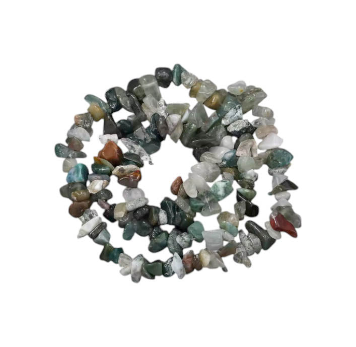 Chip de Piedra - Tira 80cm aprox - Agata India