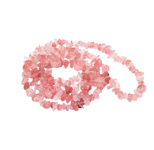 Chip de Piedra - Tira 80cm aprox - Cuarzo Cherry