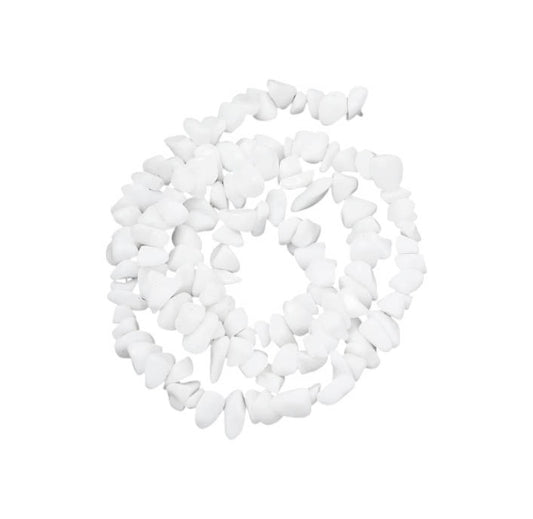 Chip de Piedra Onix Blanco  | Tira 80cm aprox