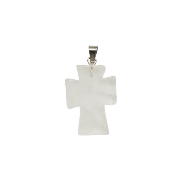 Colgante Cruz de piedra - 18x25mm - A Elección