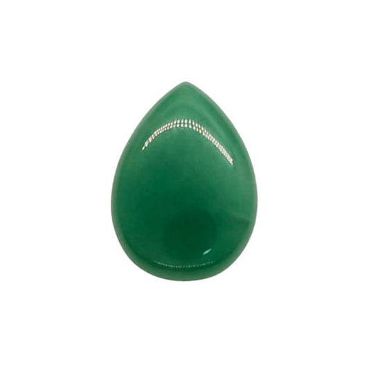 Cabuchón de piedra Gota - 25x35mm - Jade