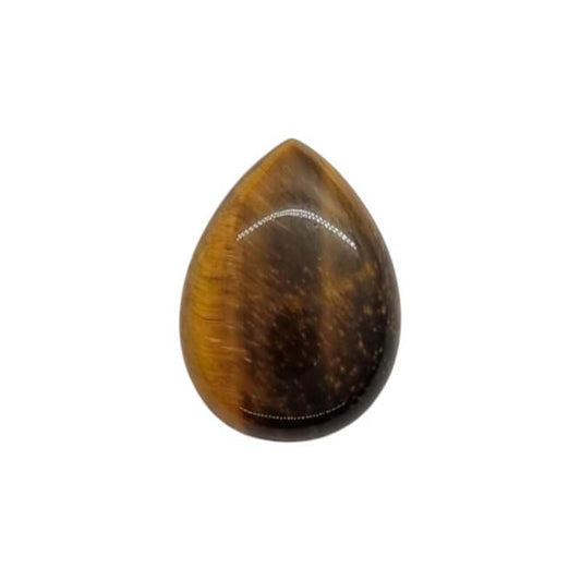 Cabuchón de piedra Gota - 25x35mm - Ojo de Tigre
