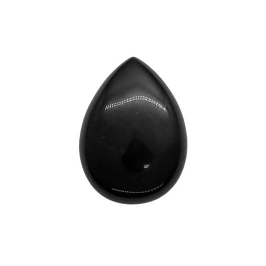 Cabuchón de piedra Gota - 25x35mm - Ónix