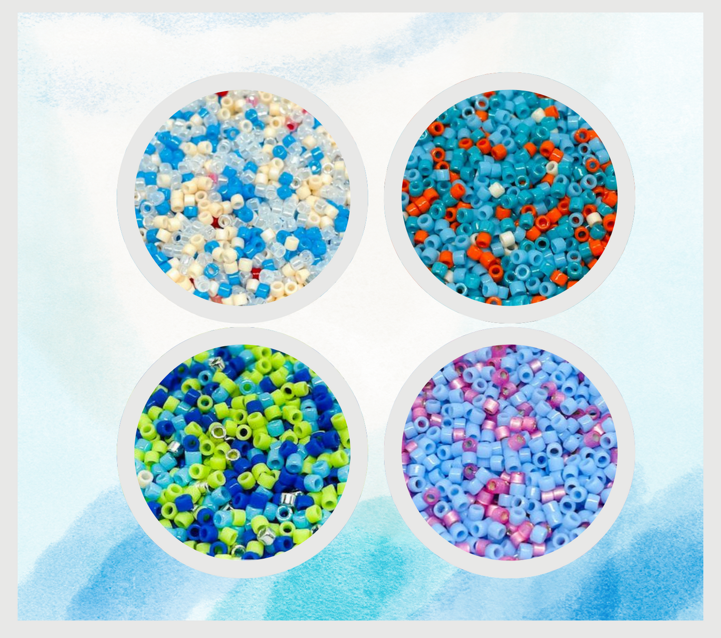 Délica Miyuki - 11/0 - 5gr. Mix de colores