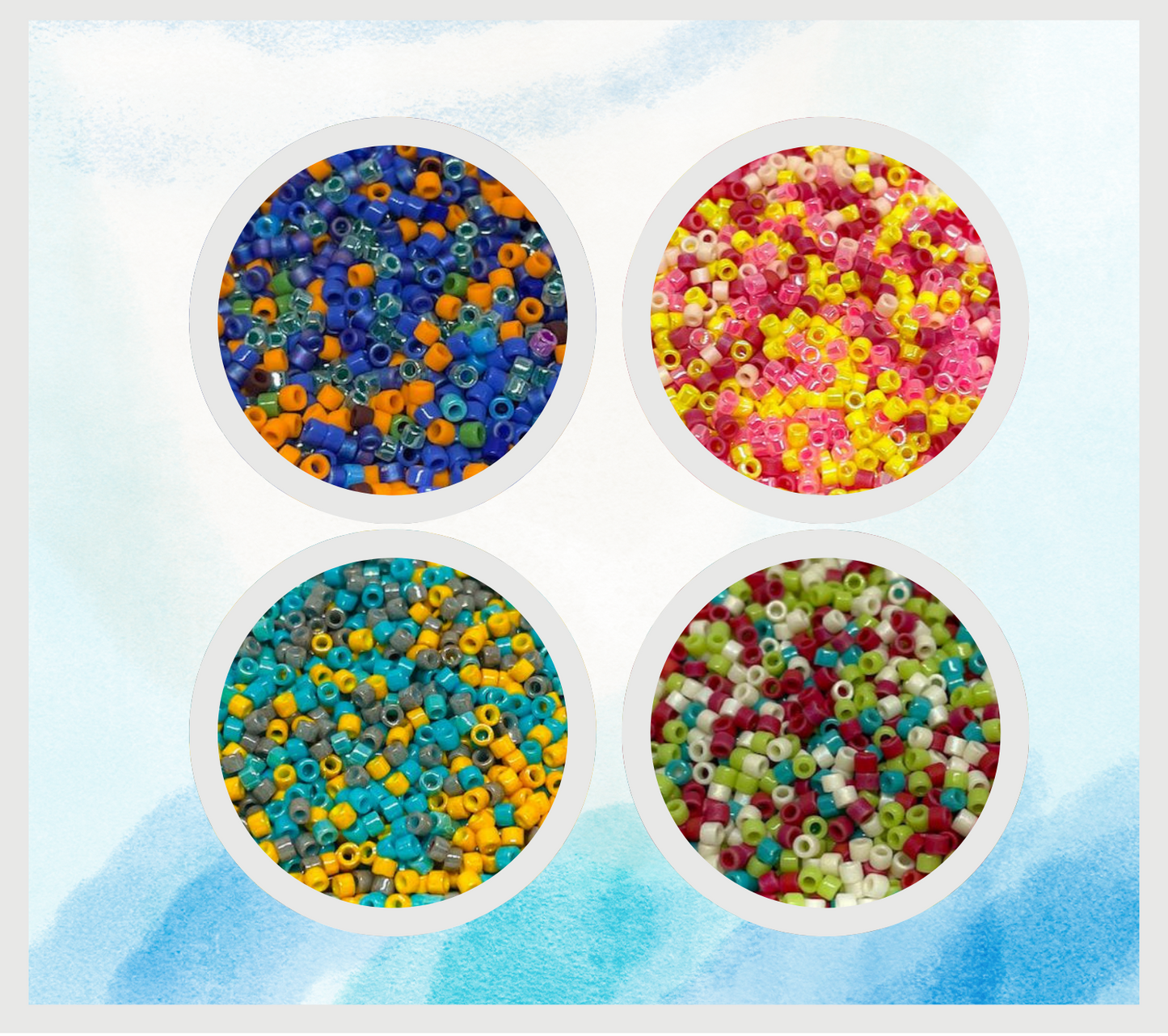 Délica Miyuki - 11/0 - 5gr. Mix de Colores