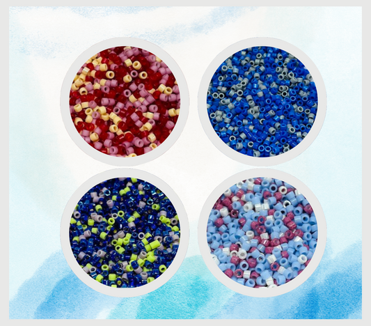 Délica Miyuki - 11/0 - 5gr. Mix de colores