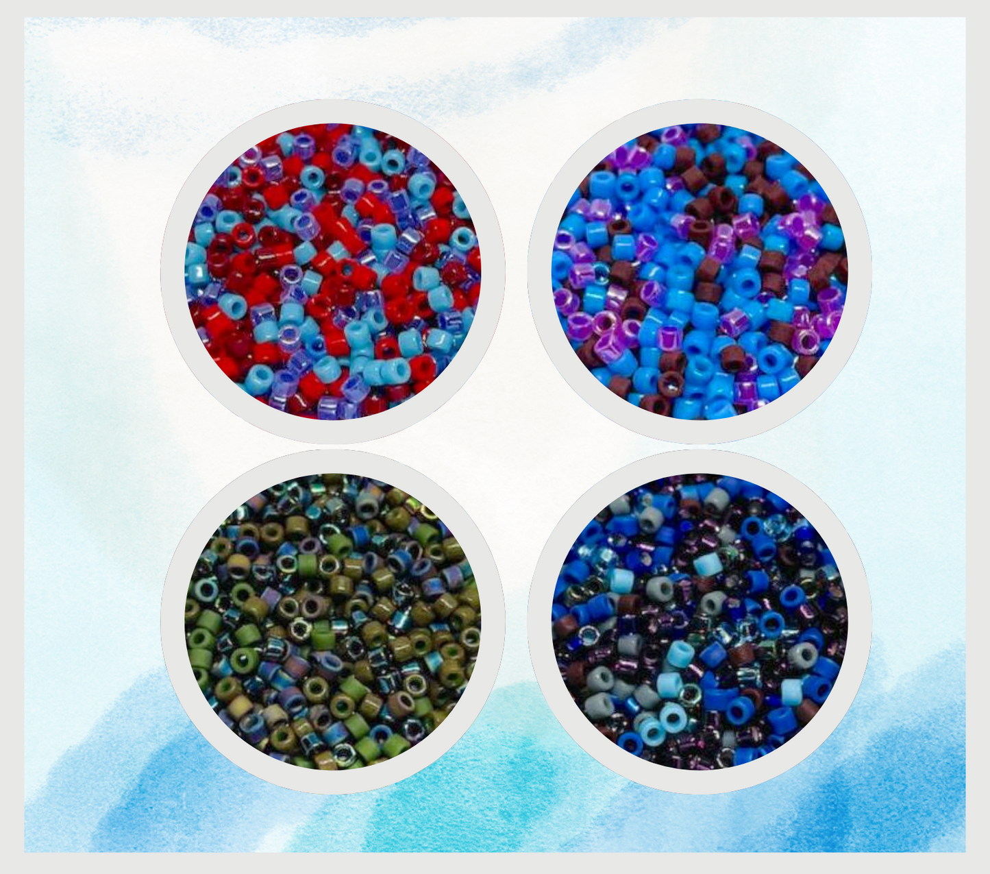 Délica Miyuki - 11/0 - 5gr. Mix de colores