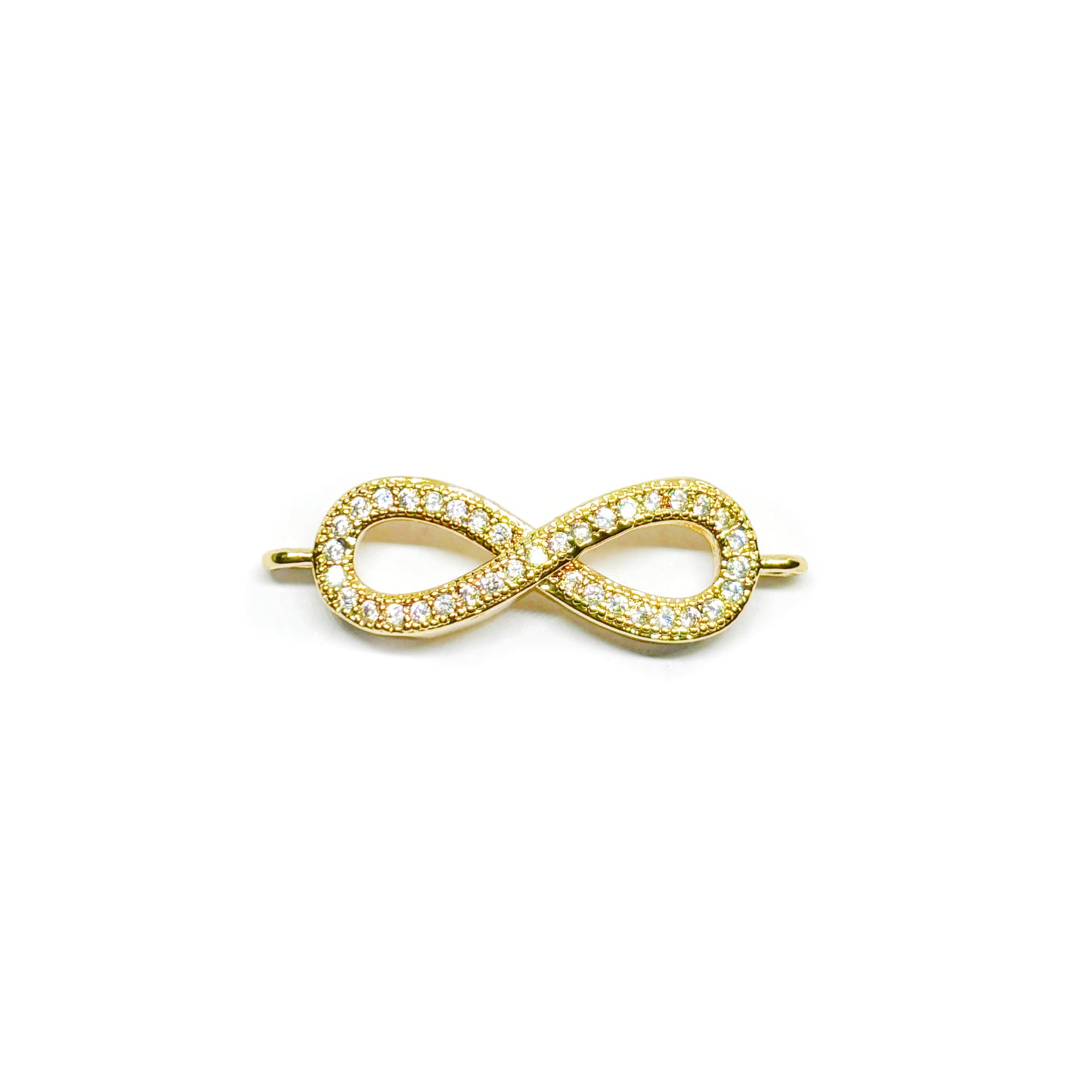 Infinito tipo conector de Rodio Dorado - 1und