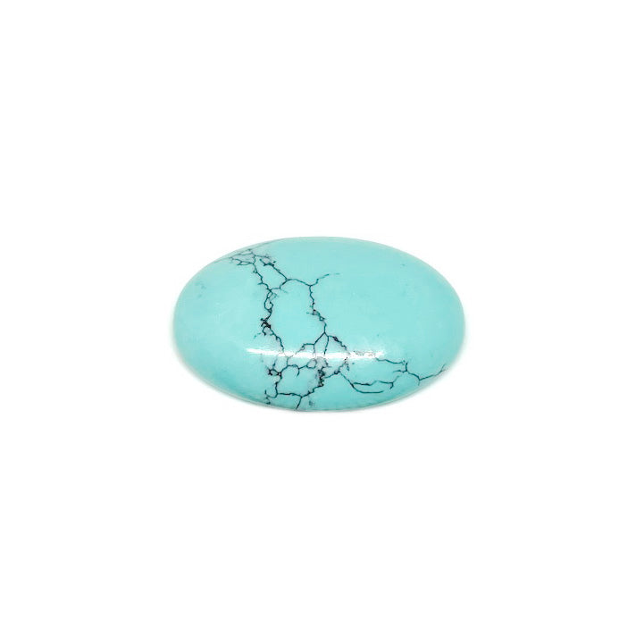 Cabuchón de piedra Ovalado - 18x25mm - Turquesa