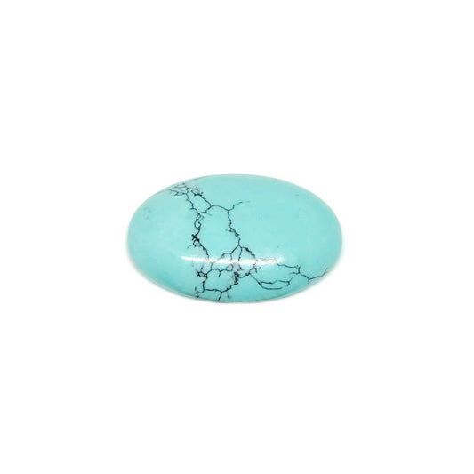 Cabuchón de piedra Ovalado - 18x25mm - Turquesa