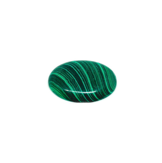 Cabuchón de piedra Ovalado - 18x25mm - Malaquita sintética