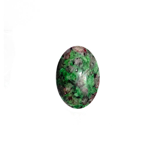 Cabuchón de piedra Ovalado - 15x20mm - Rubi Zoisita