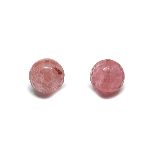 Set de Piedras Redondas - Cuarzo Cherry - 12mm | 1par