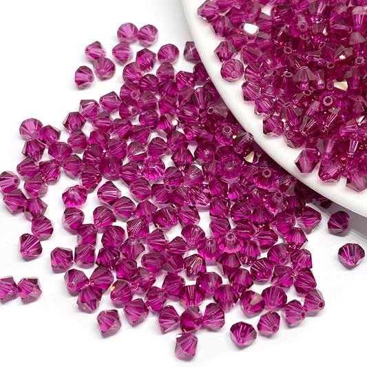 Cristal Tupi Austríaco de 4mm - 24und - Fucsia