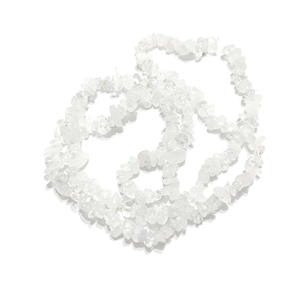 Chip de Piedra - Tira 80cm aprox - Cuarzo Cristal