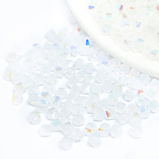 Cristal Tupi Austríaco de 4mm - 24und - Blanco Opalo