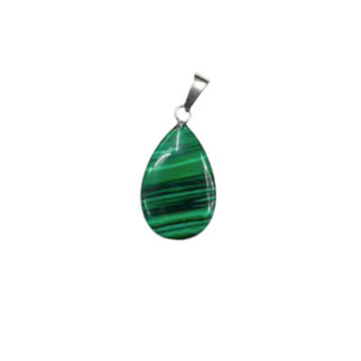 Colgante Gota Plana Lisa - 16x24mm - A Elección