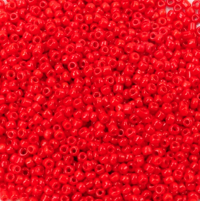 Mostacilla 8/0 - 3mm - 30gr - Rojo