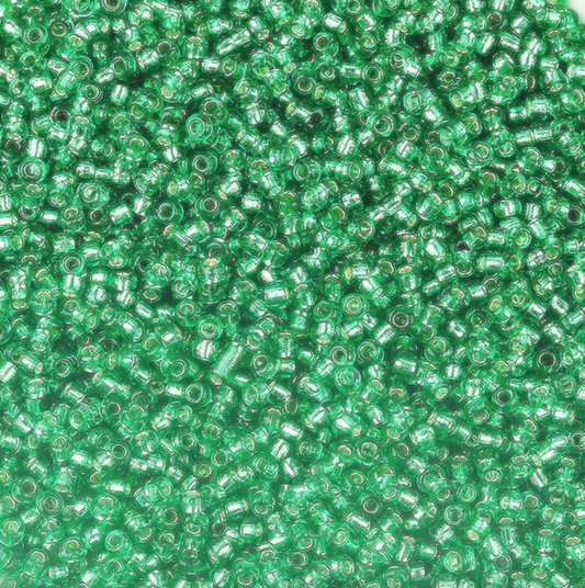 Mostacilla 8/0 - 3mm - 30gr - Verde Glass