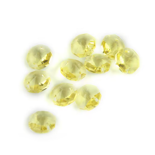 Lentejas Octogonales - 14mm - 10und - Amarillo