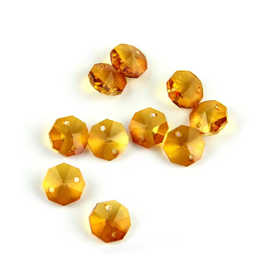 Lentejas Octogonales - 14mm - 10und - Naranja