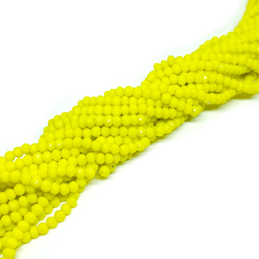 Cristal Chino - 3x2mm - Amarillo Pato