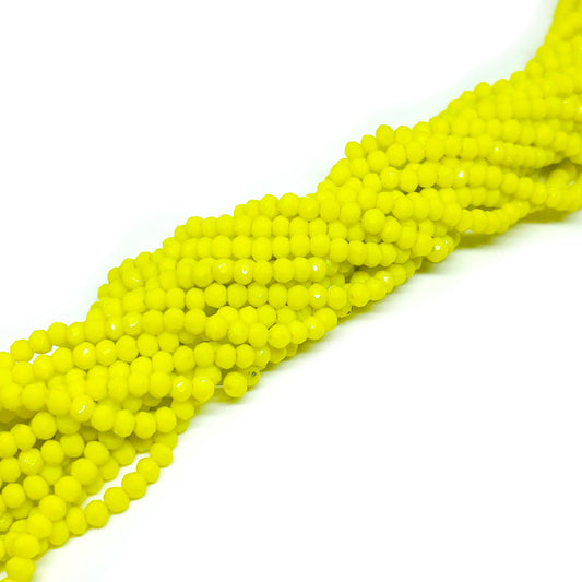 Cristal Chino - 3x2mm - Amarillo Pato