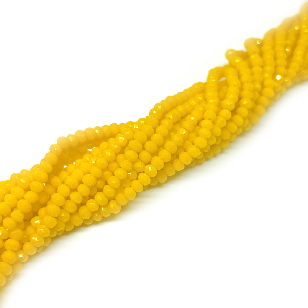 Cristal Chino - 3x2mm - Amarillo Rey