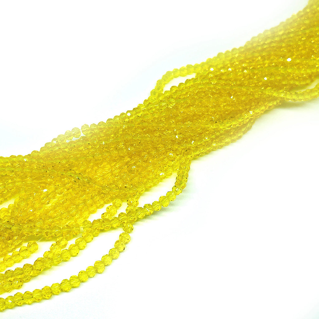 Cristal Chino - 3x2mm - Amarillo transp