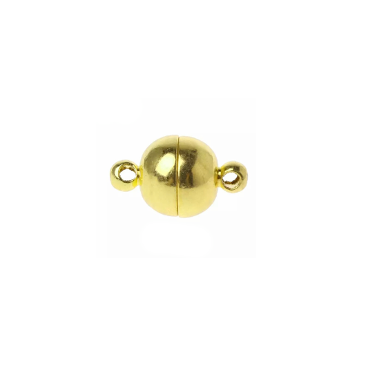 Broche Iman Redondo Dorada - 6mm - 1 und