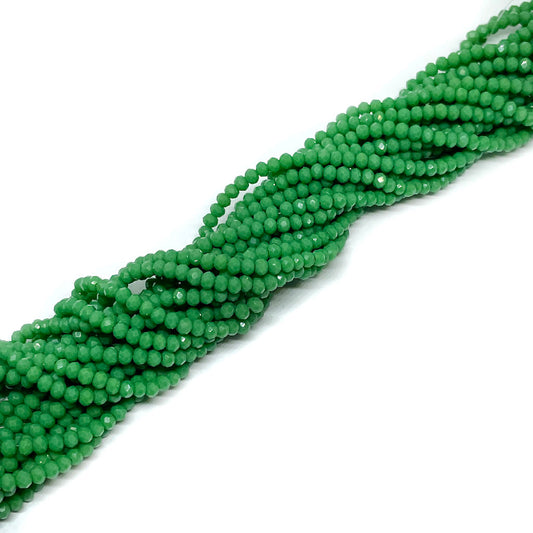 Cristal Chino - 3x2mm - Verde Hoja