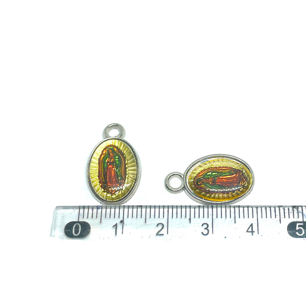 Colgantes Religiosos - Medalla M Vírgen de Guadalupe - 17mm - 1und.