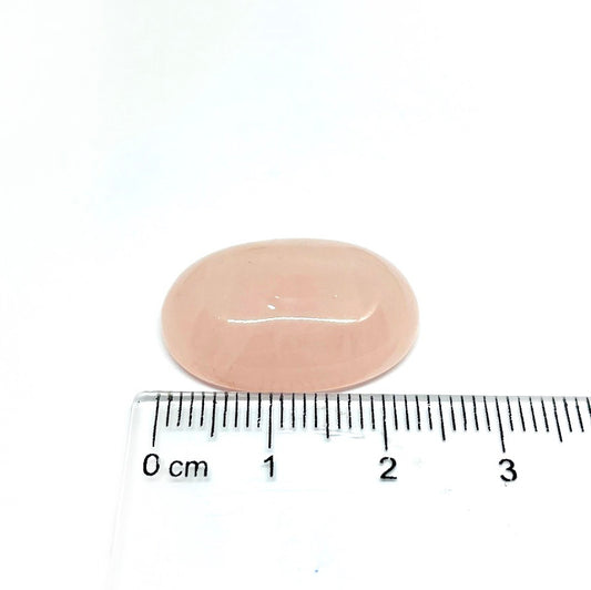 Cabuchón de piedra Ovalado - 17x24mm - Cuarzo Rosado