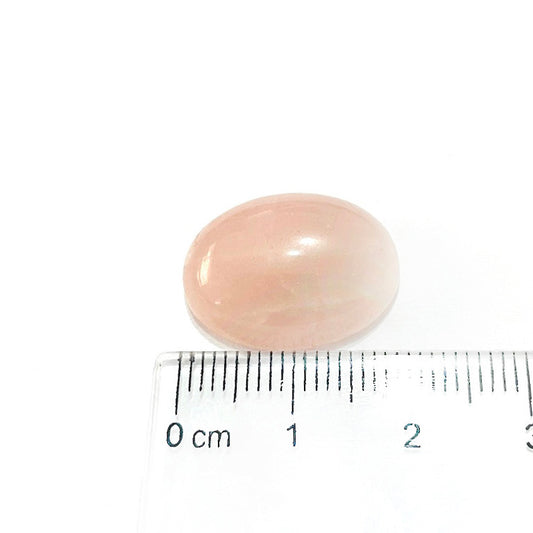 Cabuchón de piedra Ovalado - 13x18mm - Cuarzo Rosado