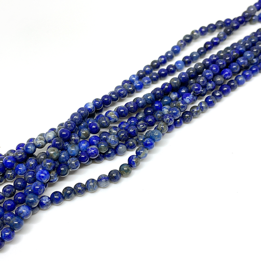 Lapislázuli - 4mm apx - 90 cuentas aprox.