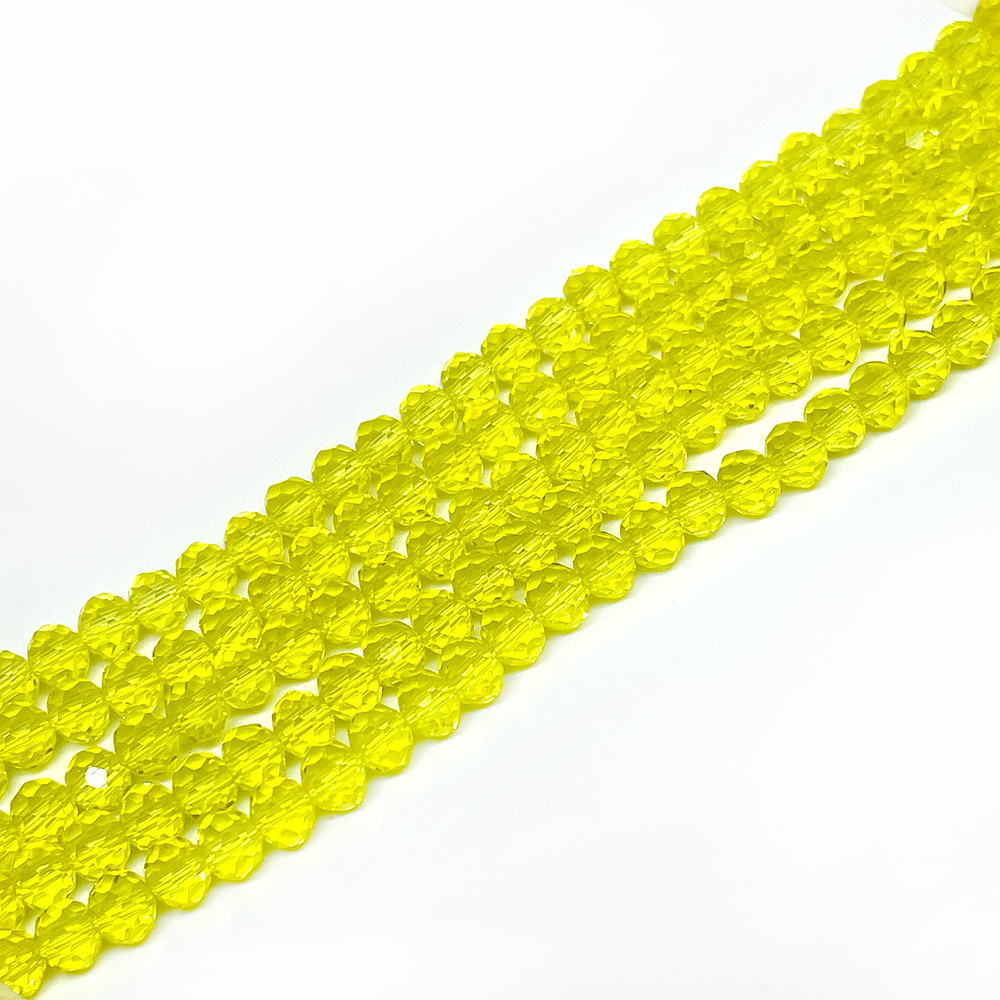 Cristal Chino - 6x5mm - Amarillo Transparente