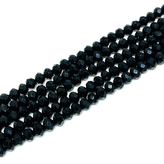 Cristal Chino - 6x5mm - Negro