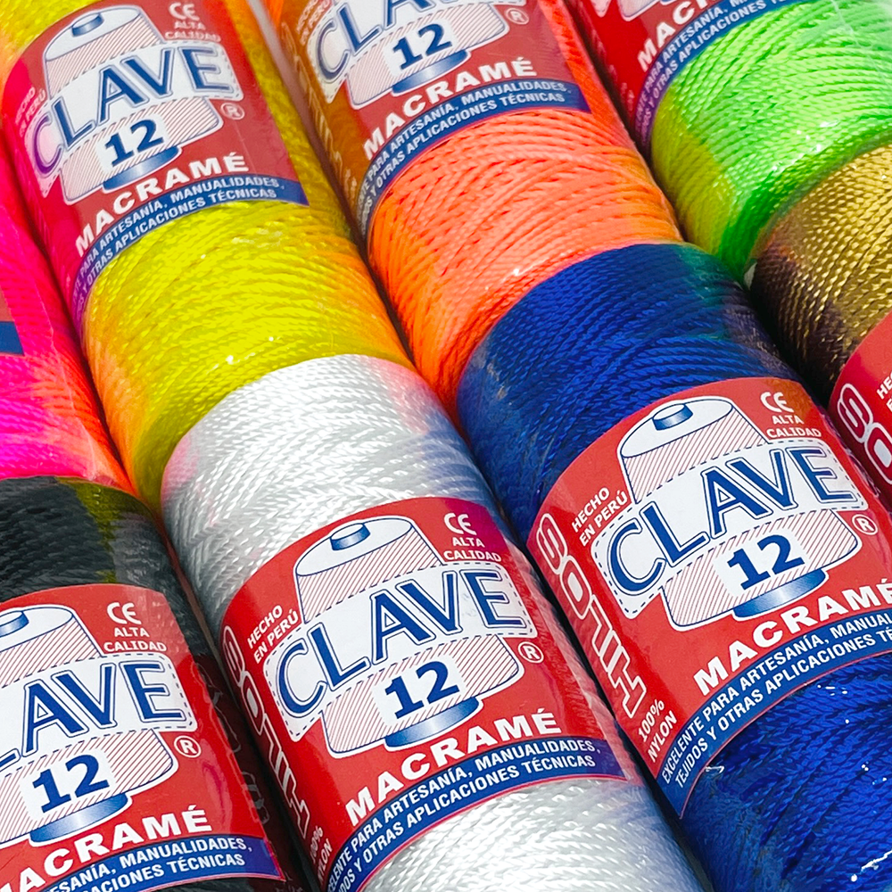 Hilo Macramé Clave 12 - 160m | Colores a Elección